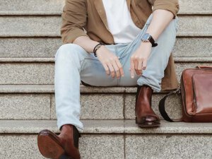 Giày da nam Chelsea Boot CNES BT2013 008