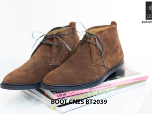 Giày da nam cổ lửng Chukka Boot CNES BT2039 005