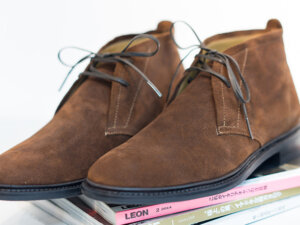 Giày da nam cổ lửng Chukka Boot CNES BT2039 005