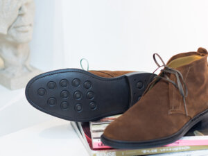 Giày da nam cổ lửng Chukka Boot CNES BT2039 003