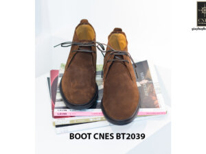 Giày da nam cổ lửng Chukka Boot CNES BT2039 001