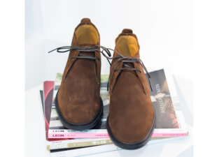 Giày da nam cổ lửng Chukka Boot CNES BT2039 001