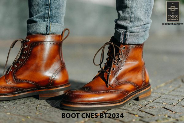 Giày cột dây đẹp Boot CNES BT2034 002