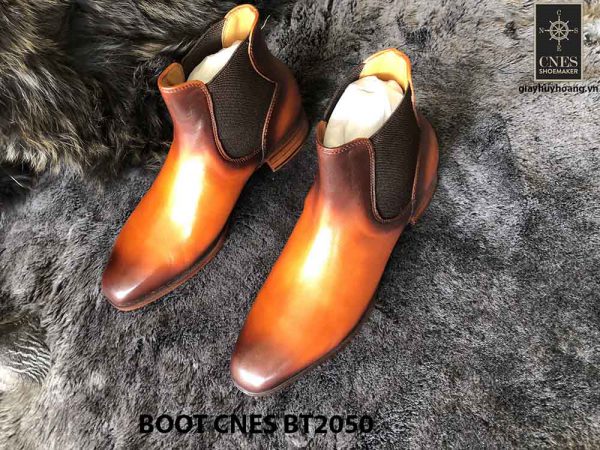Giày da nam cổ cao Boot CNES BT2050 002