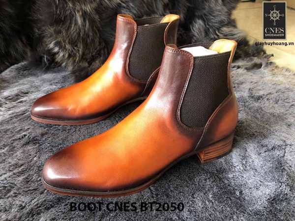 Giày da nam cổ cao Boot CNES BT2050 001