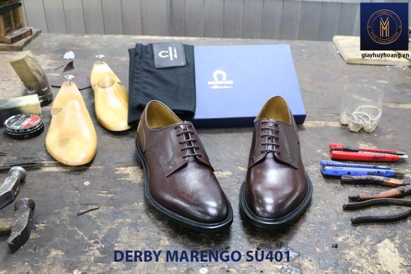 [Outlet size 39+43] Giày da dập vân Derby Marengo SU401 007