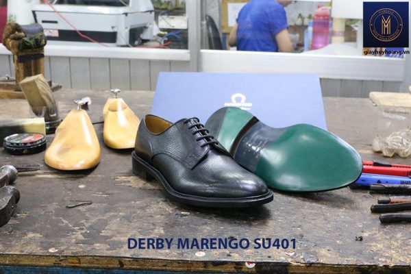 [Outlet size 39+43] Giày da dập vân Derby Marengo SU401 004