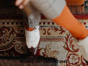 Giày da nam đế cao Monkstrap CNES MT2043 003