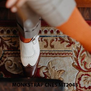 Giày da nam đế cao Monkstrap CNES MT2043 003