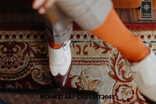 Giày da nam đế cao Monkstrap CNES MT2043 003