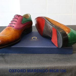 [Outlet Size 41] Giày da nam Saddle Oxford Marengo MGR106 006