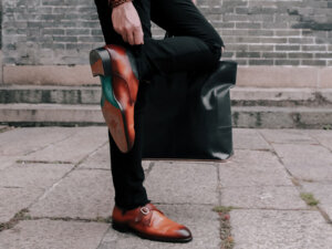 Giày tây nam cao cấp Monkstrap CNES MT2026 006