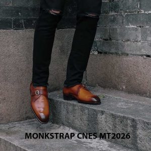 Giày tây nam cao cấp Monkstrap CNES MT2026 001