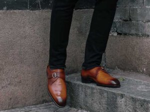 Giày tây nam cao cấp Monkstrap CNES MT2026 001
