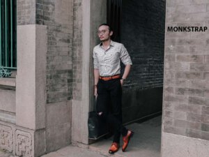 Giày tây nam cao cấp Monkstrap CNES MT2026 004