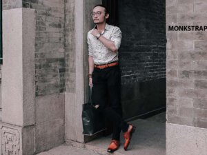 Giày tây nam cao cấp Monkstrap CNES MT2026 003