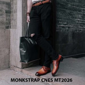 Giày tây nam cao cấp Monkstrap CNES MT2026 002