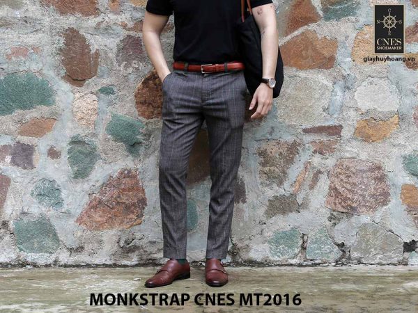 Giày da nam hai khóa Monkstrap CNES MT2016 005