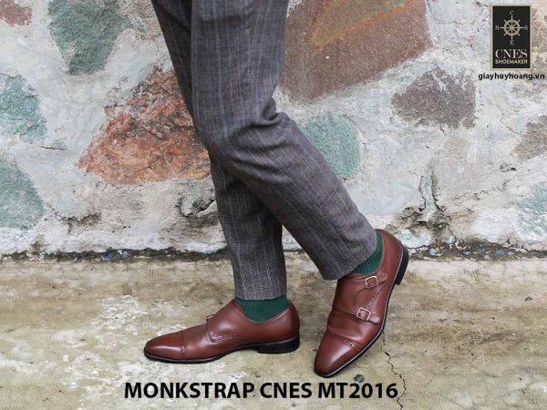 Giày da nam hai khóa Monkstrap CNES MT2016 001