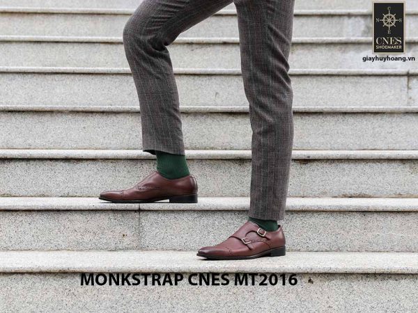 Giày da nam hai khóa Monkstrap CNES MT2016 004