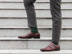 Giày da nam hai khóa Monkstrap CNES MT2016 004