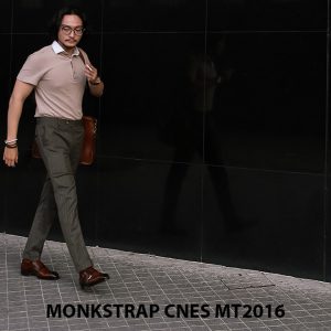 Giày da nam hai khóa Monkstrap CNES MT2016 003