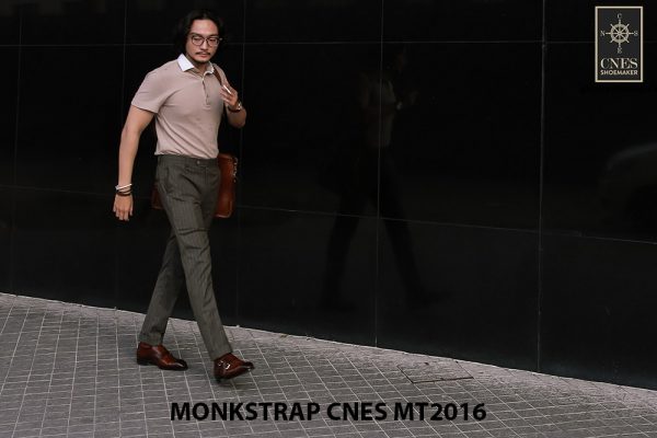 Giày da nam hai khóa Monkstrap CNES MT2016 003