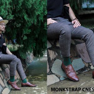 Giày da nam hai khóa Monkstrap CNES MT2016 002