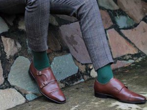Giày da nam hai khóa Monkstrap CNES MT2016 002