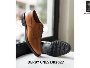 Giày tây nam đế da Derby CNES DB2027 004