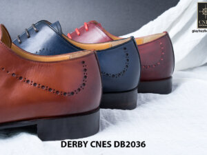 Giày da nam da bê đẹp Derby CNES DB2036 009