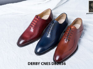 Giày da nam da bê đẹp Derby CNES DB2036 001