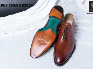 Giày da nam da bê đẹp Derby CNES DB2036 007