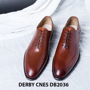 Giày da nam da bê đẹp Derby CNES DB2036 006
