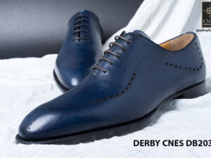 Giày da nam da bê đẹp Derby CNES DB2036 005