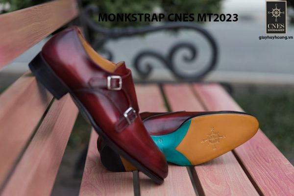 Giày da nam không dây Monkstrap CNES MT2023 007