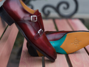 Giày da nam không dây Monkstrap CNES MT2023 007