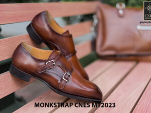 Giày da nam không dây Monkstrap CNES MT2023 005
