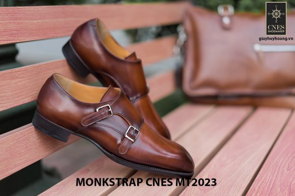 Giày da nam không dây Monkstrap CNES MT2023 005