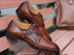 Giày da nam không dây Monkstrap CNES MT2023 005