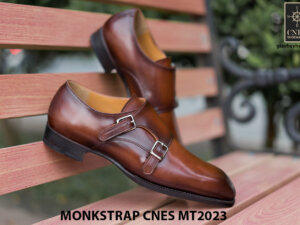 Giày da nam không dây Monkstrap CNES MT2023 004