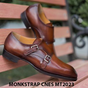 Giày da nam không dây Monkstrap CNES MT2023 004