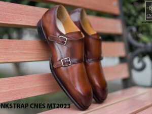 Giày da nam không dây Monkstrap CNES MT2023 003