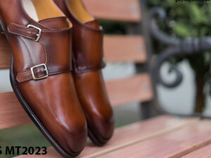 Giày da nam không dây Monkstrap CNES MT2023 003