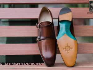 Giày da nam không dây Monkstrap CNES MT2023 002