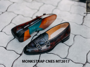 Giày tây nam Double Monkstrap CNES MT2017 004