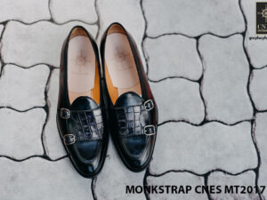 Giày tây nam Double Monkstrap CNES MT2017 003