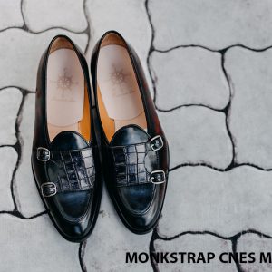 Giày tây nam Double Monkstrap CNES MT2017 003