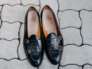 Giày tây nam Double Monkstrap CNES MT2017 003