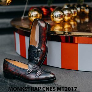 Giày tây nam Double Monkstrap CNES MT2017 002